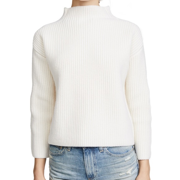 AYR Merino Wool Mock turtleneck sweater - Picture 6 of 10